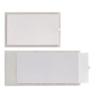 Portaetichette adesivo Ies L40 - 40x300 mm - grigio - Sei Rota - conf. 10 pezzi