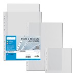 Buste forate Ercole - PVC liscio - 30 x 42 cm (libro) - trasparente - Sei Rota - conf. 10 pezzi