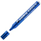 Marcatore permanente Edding 2200c - punta a scalpello - 1,5 - 5 mm - blu - Edding