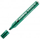 Marcatore Edding 2200c  - punta a scalpello da 1,5 a 5,0mm - verde - Edding