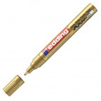 Marcatore permanente a vernice 750 - punta da 2,0 a 4,0mm - oro - Edding