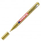 Marcatore permanente a vernice 751 - punta da 1,0 a 2,0mm - oro - Edding