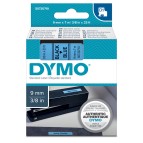 Nastro D1 409160 - 9 mm x 7 mt - nero/blu - Dymo