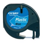 Nastro Letratag 912050 - in plastica - 12 mm x 4 mt - blu - Dymo