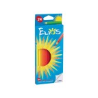 Pastelli Elios - diametro mina 2,8 mm - colori assortiti - con temperino - Fila - conf. 24 pezzi