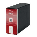 Registratore Dox 3 - dorso 8 cm - memorandum 23 x 18 cm - rosso - Esselte