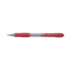 Penna sfera a scatto Super Grip - punta fine 0,7 mm - rosso - Pilot