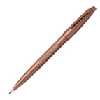 Pennarello Sign Pen S520 punta feltro - punta 2 mm - marrone - Pentel