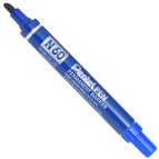 Marcatore permanente N60 - punta scalpello - blu - Pentel