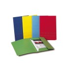 Cartellina 3 lembi King Cart - 300 gr - 24,3 x 34 cm - verde - King Mec