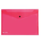 Busta con bottone Pull - 21 x 29,7 cm - rosso - King Mec