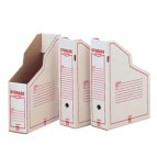Portariviste Storage - 87x34x24,5 cm - bianco/rosso - 1606 Esselte Dox