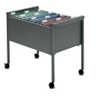 Carrello Filemate - per cartelle sospese - 42,5x59x66 cm - King Mec