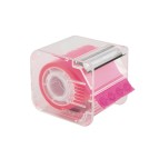 Nastro adesivo Memograph con dispenser - 50 mm x 10 m - rosa - Eurocel