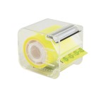 Nastro adesivo Memograph con dispenser - 5 cm x 10 m - giallo - Eurocel