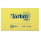 Blocco foglietti - giallo pastello - 76 x 127mm - 63gr - 100 fogli - Tartan
