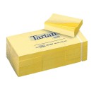 Blocco foglietti - giallo pastello - 51 x 38mm - 63gr - 100 fogli - Tartan