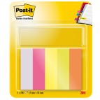 Segnapagina Post it  in carta - 670-5 - 15 x 50 mm - 5 colori Neon - Post it  - conf. 500 pezzi