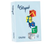 Carta Le Cirque - A4 - 80 gr - celeste pastello 101 - Favini - conf. 500 fogli