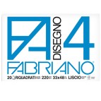 Album F4 - 33x48cm - 220gr - 20 fogli - liscio squadrato - Fabriano