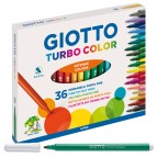 Pennarelli Turbo Color - punta D2,8mm - colori assortiti - Giotto - astuccio 36 pezzi