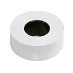 Rotolo 1000 etichette art.165 - 21x12 mm - permanente - bianco - Lebez - conf. 10 rotoli