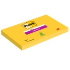 Blocco foglietti Post it  Super Sticky - 655-S - 76 x 127 mm - giallo oro - 90 fogli - Post it