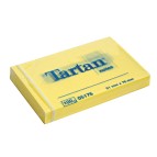 Blocco foglietti - giallo pastello - 51 x 76mm - 63gr - 100 fogli - Tartan