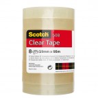 Nastro adesivo Scotch® 508 - 19 mm x 66 mt - trasparente - Scotch® - torre 8 rotoli