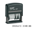 Timbro Printy Dater Eco 4817 Datario + Polinomio - 3,8 mm - autoinchiostrante - Trodat