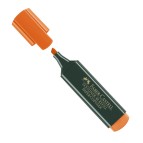 Evidenziatore Textliner 48 -  punta di 3 differenti larghezze: 5,0-3,0-1,0mm - arancio - Faber Castell