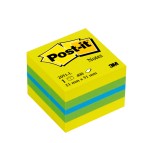 Blocco foglietti Minicubo - 2051-L - 51 x 51 mm - 72 gr - colori assortiti - 400 fogli - Post it