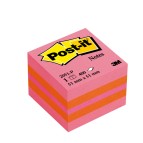 Blocco foglietti Minicubo - 2051-P - 51 x 51 mm - 72 gr - colori assortiti - 400 fogli - Post it