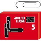 Fermagli zincati - n. 5 - 5 cm - Molho Leone - conf. 100 pezzi