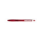 Penna a sfera a scatto Rexgrip Begreen - punta 1,0mm - rosso - Pilot