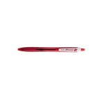 Penna a sfera a scatto Rexgrip Begreen - punta 1,0mm - rosso - Pilot