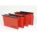 Cartella sospesa Cartesio Plus - armadio - interasse 33 cm - fondo V - 33x28 cm -  arancio - Bertesi