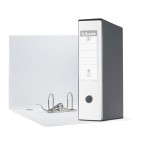 Registratore Eurofile G55 - dorso 8 cm - protocollo 23x33 cm - bianco - Esselte