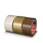 Nastro adesivo - PVC - 75 mm x 66 mt - color avana - Tesa