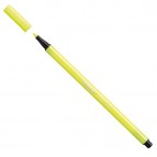 Pennarello Pen 68  punta  feltro - tratto 1,0mm - giallo neon - Stabilo - conf. 10 pezzi