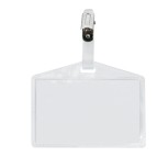 Portanome Pass 3 P - clip in metallo - senza cartoncino - 9,5 x 6 cm - Sei Rota - conf. 100 pezzi