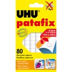 Supporti in gomma adesiva UHU  Patafix - bianco - UHU  - conf. 80 pezzi