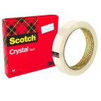Nastro adesivo Crystal 600 - 66 m x 19 mm - trasparente - Scotch