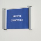 Porta targa appendibile Wall Sign - A4 - 21x30 cm - Tecnostyl
