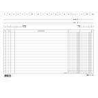 Schede - 2 colonne - 17x24 cm (orizzontale) - bianco - Edipro - conf. 100 pezzi