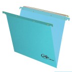 Cartella sospesa Joker - cassetto - interasse 33 cm - fondo V - 31,3x25 cm - blu - Bertesi