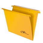 Cartella sospesa Joker - cassetto - interasse 33 cm - fondo V - 31,3x25 cm - giallo - Bertesi