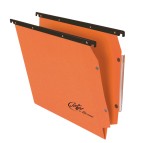 Cartella sospesa Joker - armadio - interasse 33 cm - fondo V - 32,6x28 cm - arancio - Bertesi