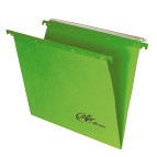 Cartella sospesa Joker - cassetto - interasse 33 cm - fondo V - 31,3x25 cm - verde - Bertesi
