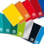 Quaderno One Color - A5 - punto metallico - 1 rigo con margine - 20+1 fogli - 80 gr - Blasetti